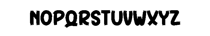 Creepy Festival Font LOWERCASE