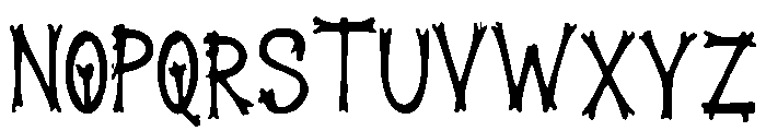 Creepy_Ghoul Font UPPERCASE
