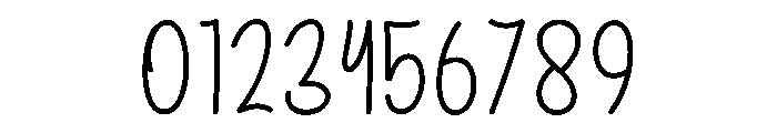 Creepy Handwritten Font OTHER CHARS