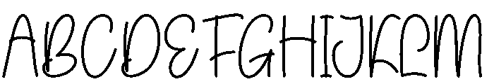 Creepy Handwritten Font UPPERCASE