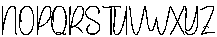 Creepy Handwritten Font UPPERCASE