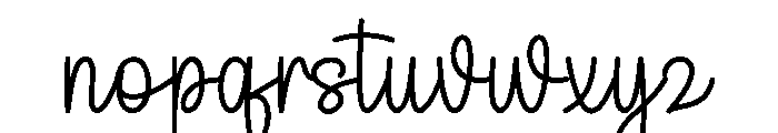 Creepy Handwritten Font LOWERCASE