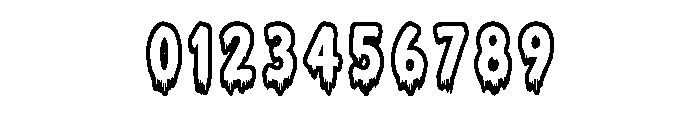 Creepy Hollow Font OTHER CHARS