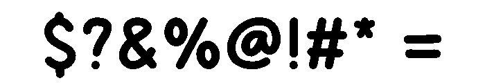 Creepy Meadow Font OTHER CHARS