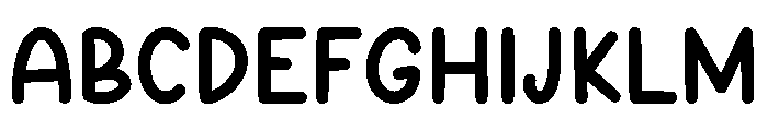 Creepy Meadow Font UPPERCASE