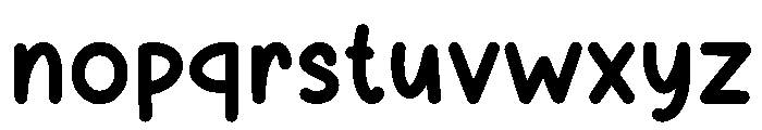 Creepy Meadow Font LOWERCASE