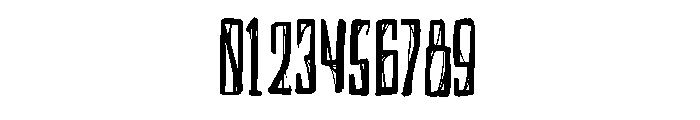 Creepy Narrows Font OTHER CHARS