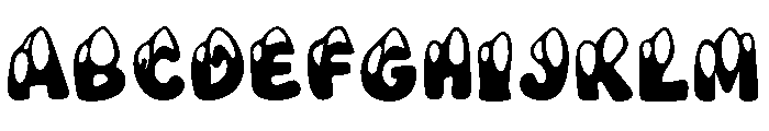 Creepy paws Regular Font UPPERCASE
