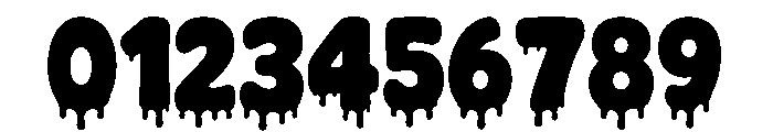 CreepyDrip Font OTHER CHARS
