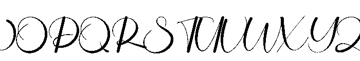 Creppy Font UPPERCASE