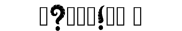 Crescent Regular Font OTHER CHARS