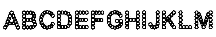 Cress Regular Font UPPERCASE
