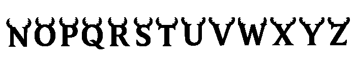 Crest Regular Font UPPERCASE