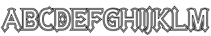 Crestavora Outline 2 Regular FONT