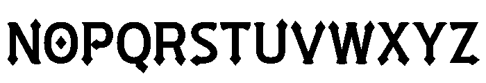 Crestavora Regular Font UPPERCASE