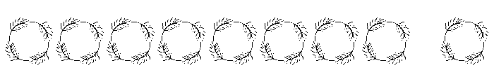 Crestelle Monogram Font OTHER CHARS