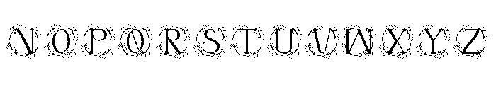 Crestelle Monogram Font UPPERCASE