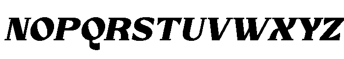 Cresto Italic Font UPPERCASE