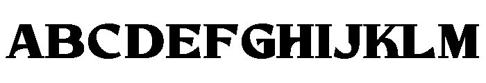 Cresto Regular Font UPPERCASE