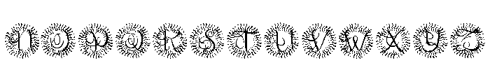 Cresverde Monogram Font UPPERCASE