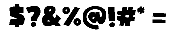 Creta Kuda Regular Font OTHER CHARS