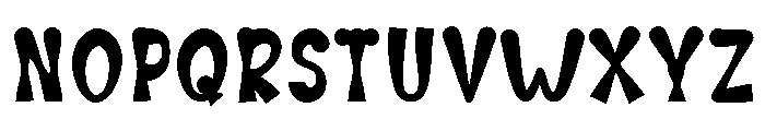 Cricut Halloween Regular Font UPPERCASE