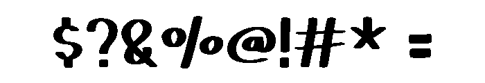 Cricut Handmade Regular Font OTHER CHARS