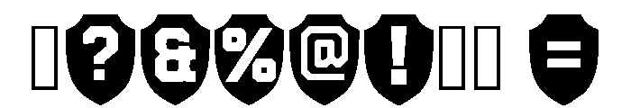 Crime Regular Font OTHER CHARS