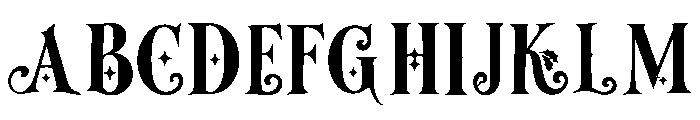 Crimson Noel Regular Font UPPERCASE