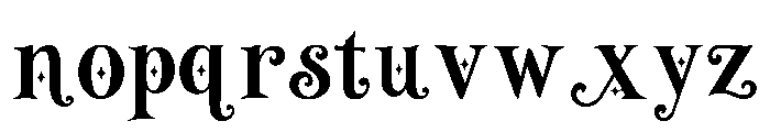Crimson Noel Regular Font LOWERCASE