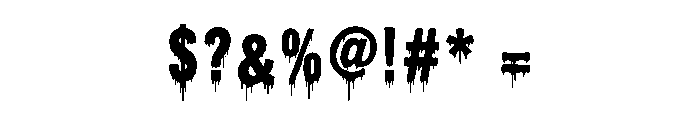 Crimson Victim Font OTHER CHARS