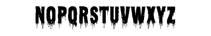 Crimson Victim Font UPPERCASE