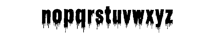 Crimson Victim Font LOWERCASE