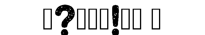 Crisp Regular Font OTHER CHARS