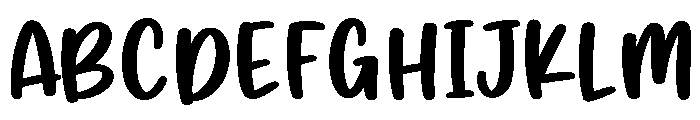 Crispy Oatmilk Regular Font UPPERCASE