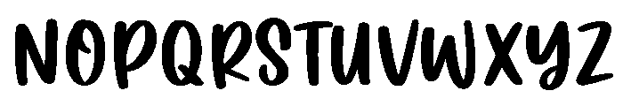 Crispy Oatmilk Regular Font UPPERCASE