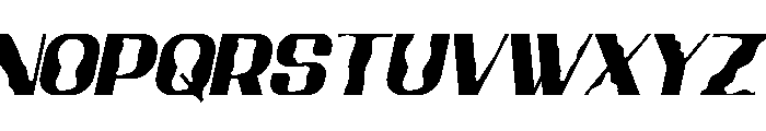 Crocky Italic Font UPPERCASE