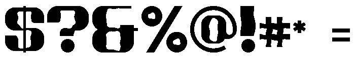 Crocky Font OTHER CHARS