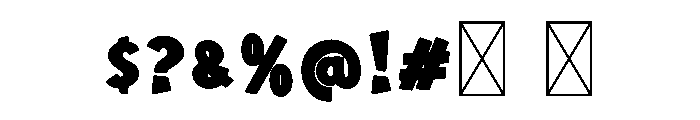 Crococo Font OTHER CHARS