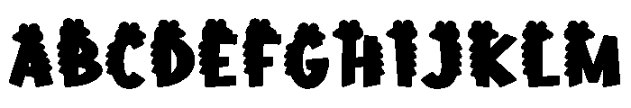 Crococo Font UPPERCASE