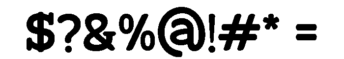 Crocodilo Regular Font OTHER CHARS