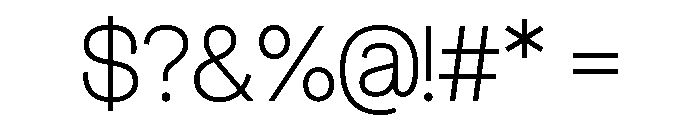 Cromathin Light Font OTHER CHARS