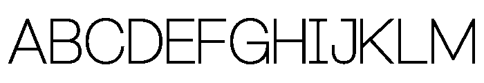 Cromathin Light Font UPPERCASE