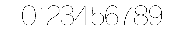 Cromathin Thin Font OTHER CHARS