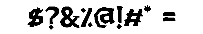 Cromons Font OTHER CHARS