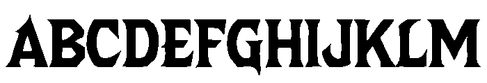 Cromons Font UPPERCASE
