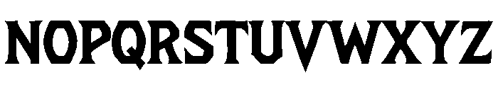 Cromons Font UPPERCASE