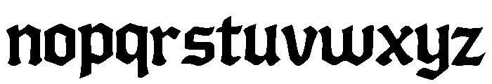 Cromons Font LOWERCASE