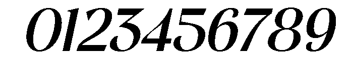 Cronelo DisplayTypeface Italic Font OTHER CHARS