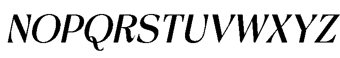 Cronelo DisplayTypeface Italic Font UPPERCASE